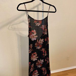 Free People Black Floral Maxi Dress